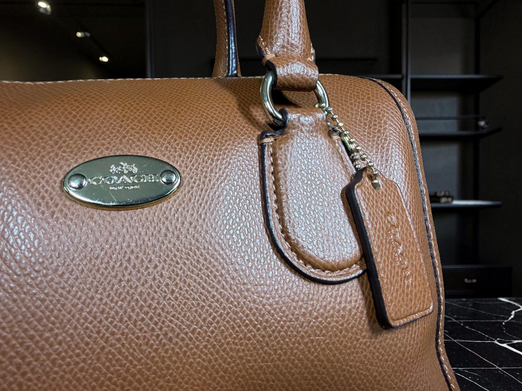 Coach Mini Bennett Satchel in Saddle Brown Pebbled Leather (F1521-F33329)