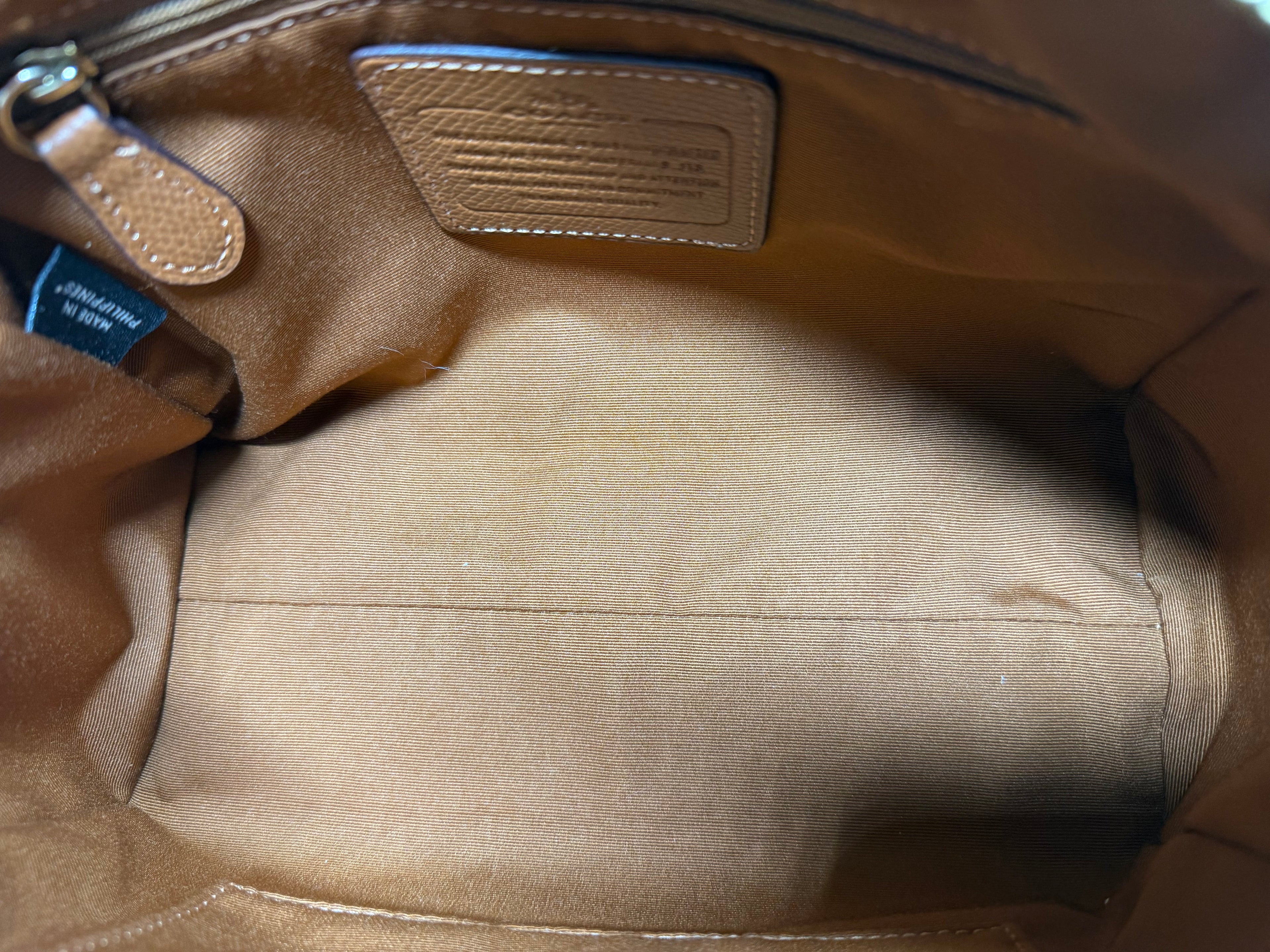 Coach Mini Bennett Satchel in Saddle Brown Pebbled Leather (F1521-F33329)