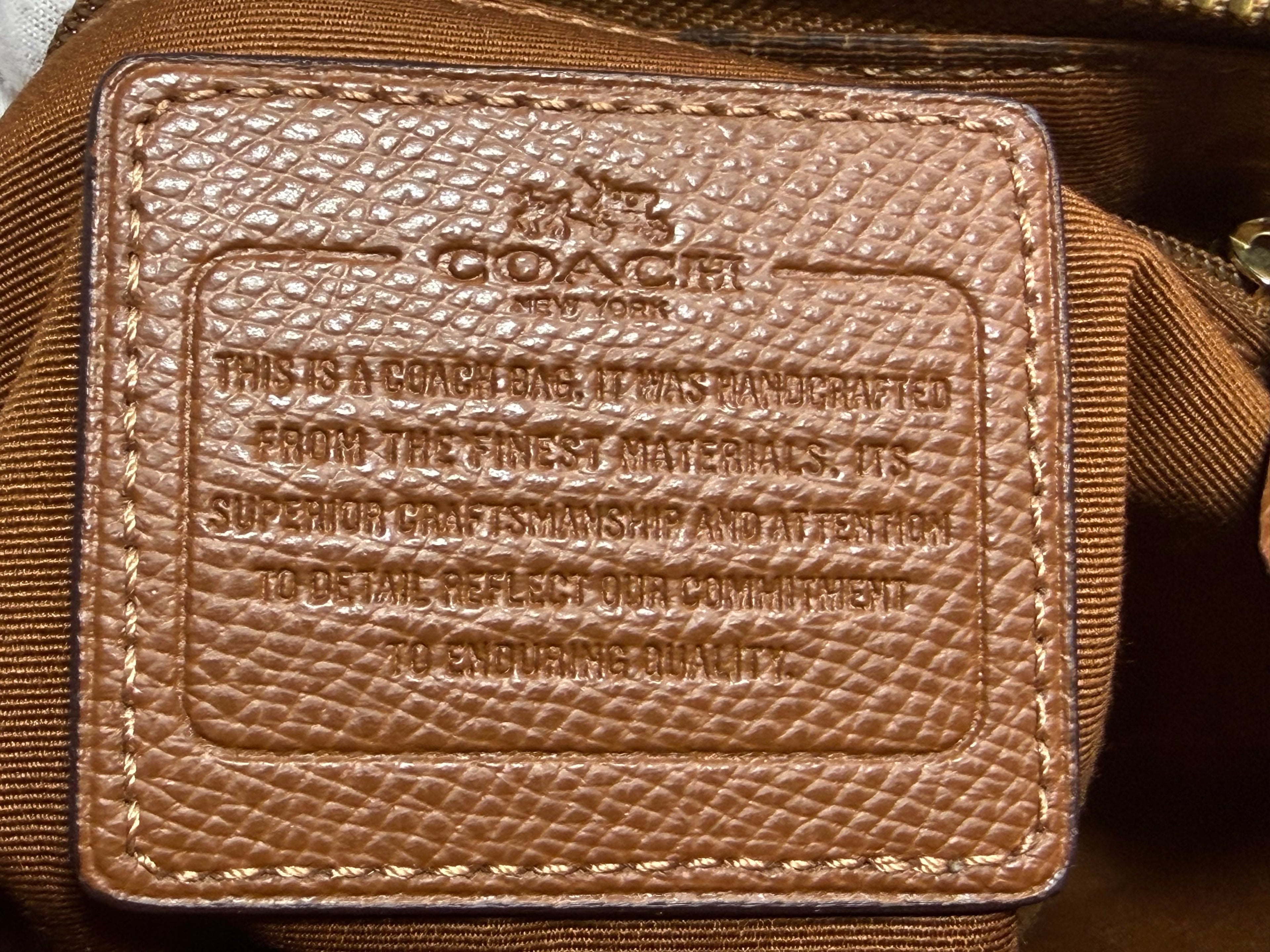 Coach Mini Bennett Satchel in Saddle Brown Pebbled Leather (F1521-F33329)