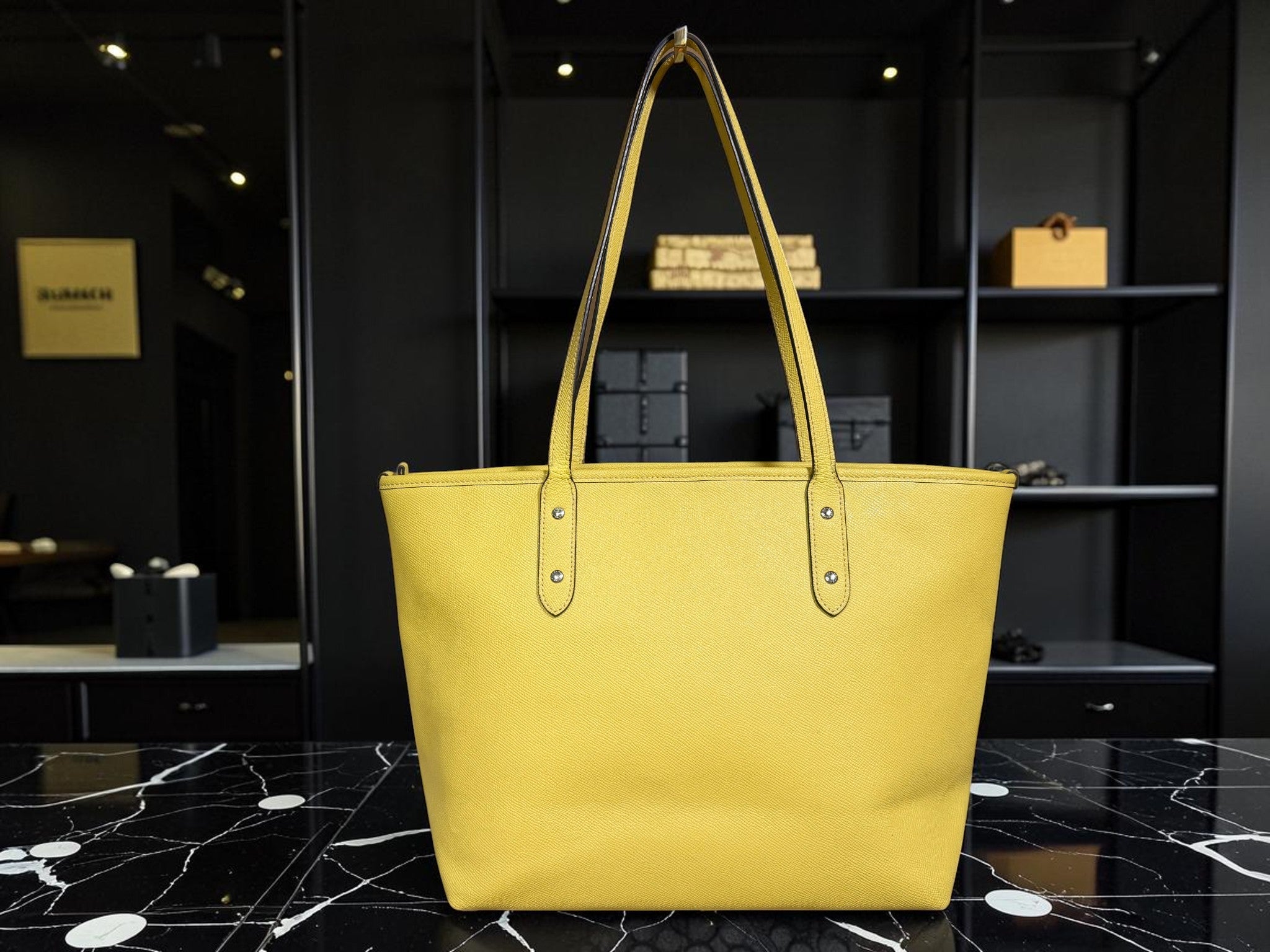 Coach City Zip Tote in Yellow (M1823-F58846)