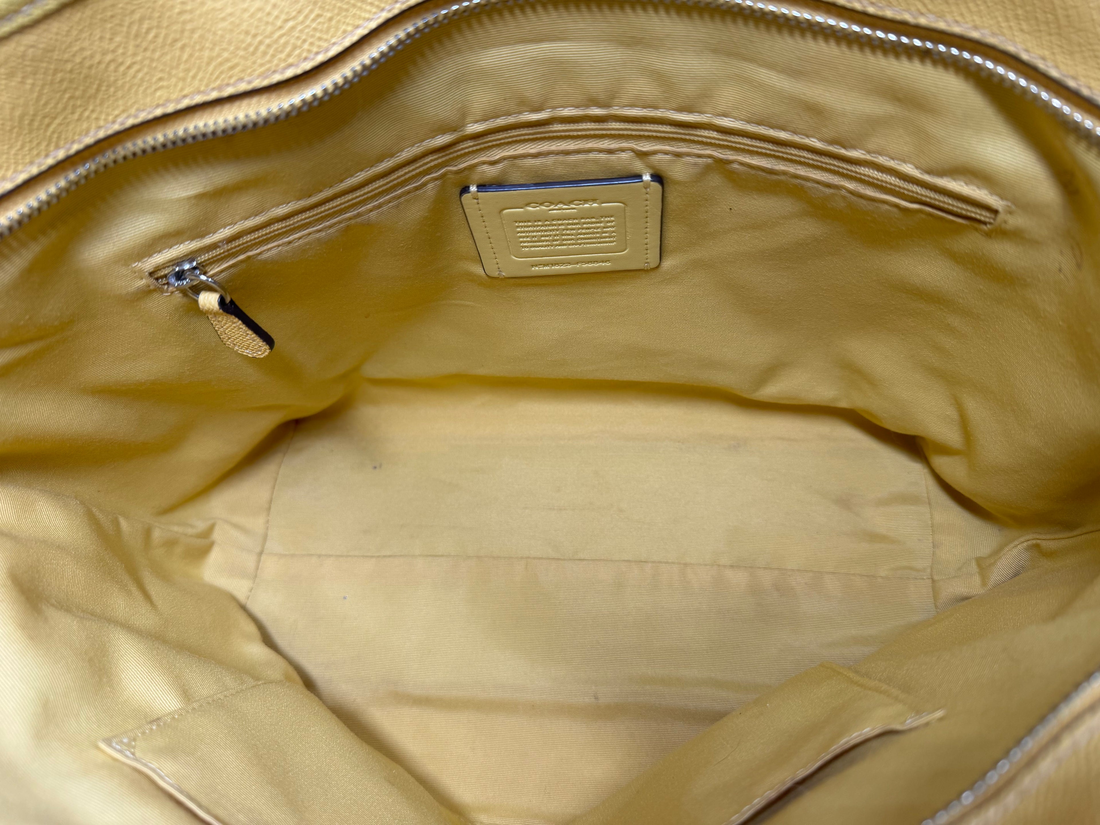 Coach City Zip Tote in Yellow (M1823-F58846)