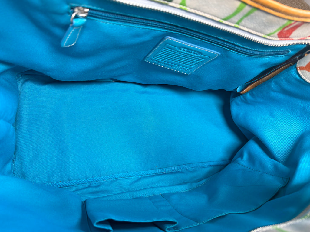 Coach Hampton Scribble Tote (M04K-5661)