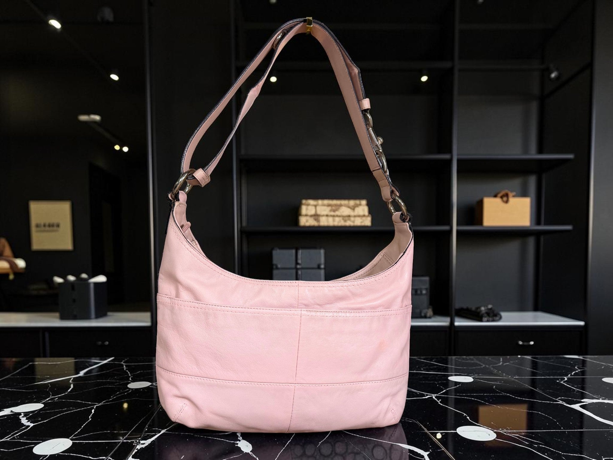 Coach Ashley East/West Duffle in blush pink (M1120-F17489)