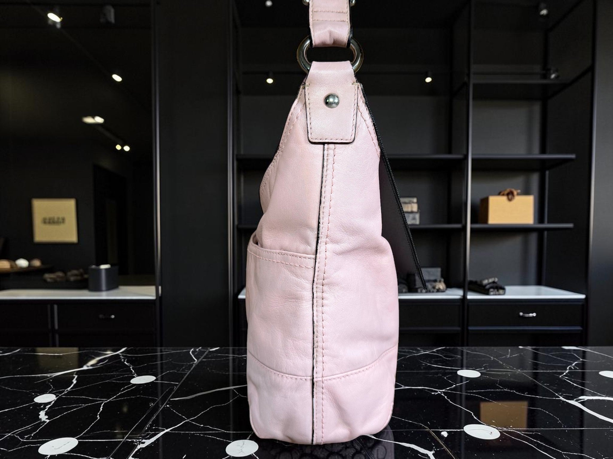 Coach Ashley East/West Duffle in blush pink (M1120-F17489)