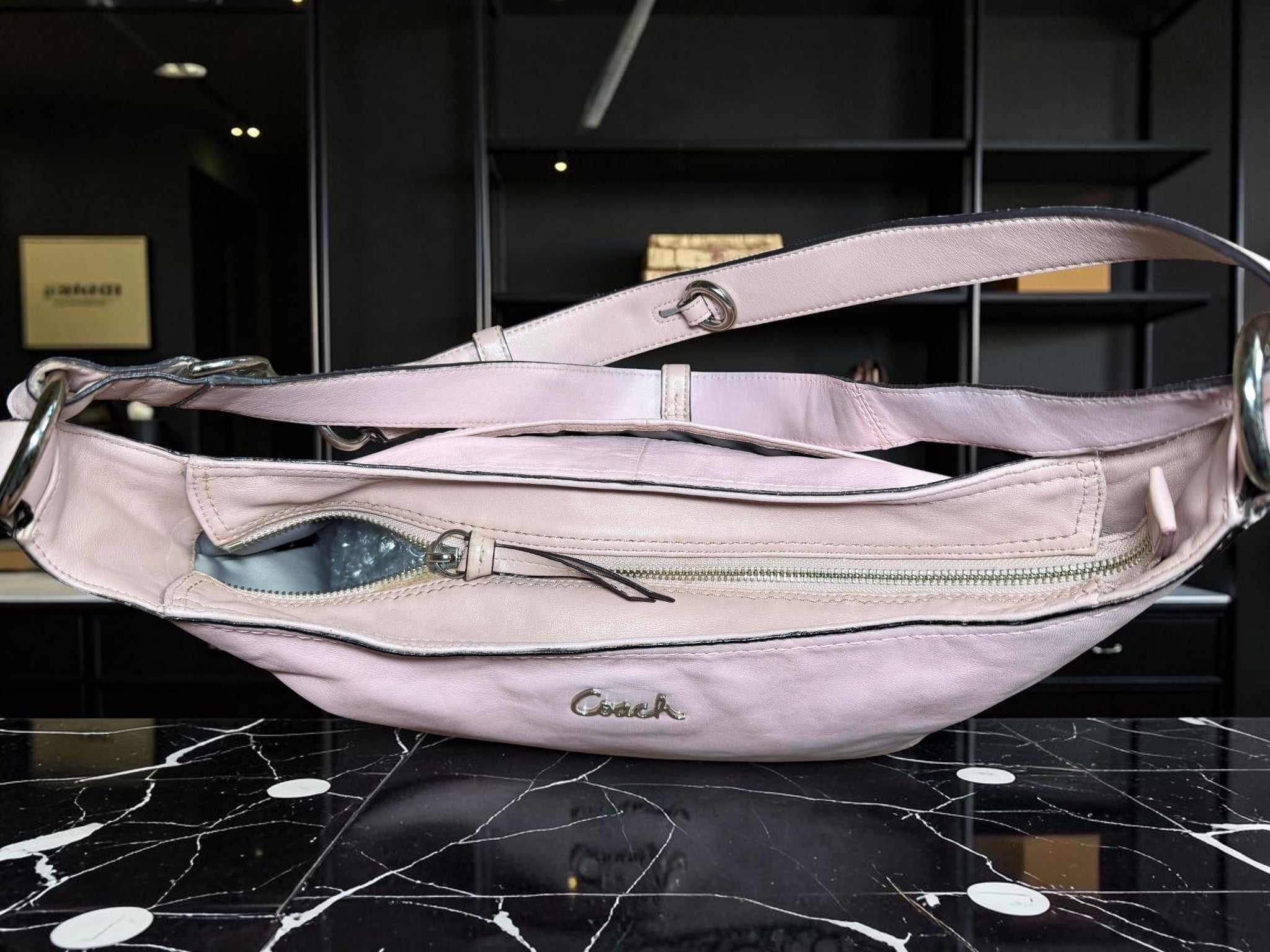 Coach Ashley East/West Duffle in blush pink (M1120-F17489)