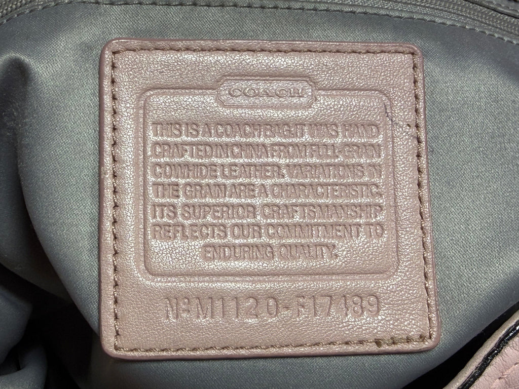 Coach Ashley East/West Duffle in blush pink (M1120-F17489)