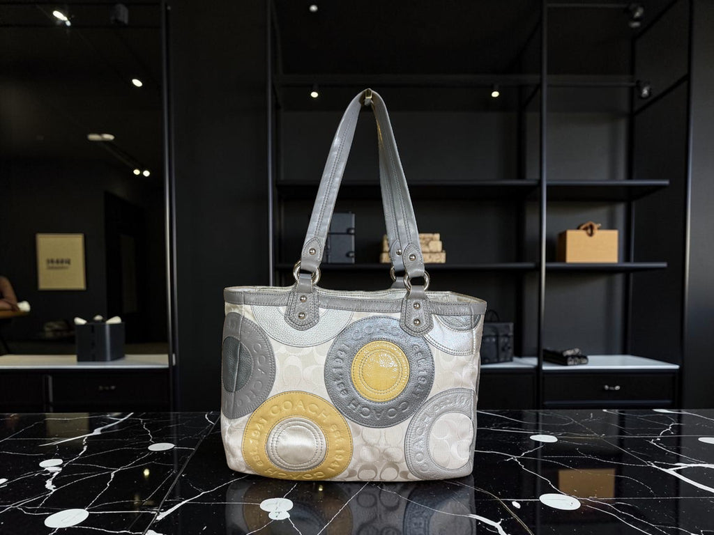 Coach Madison Mia Inlaid C Circle Patchwork (M1193-F19042)