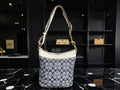 Coach Signature Denim Convertible Duffle Hobo (F10403)