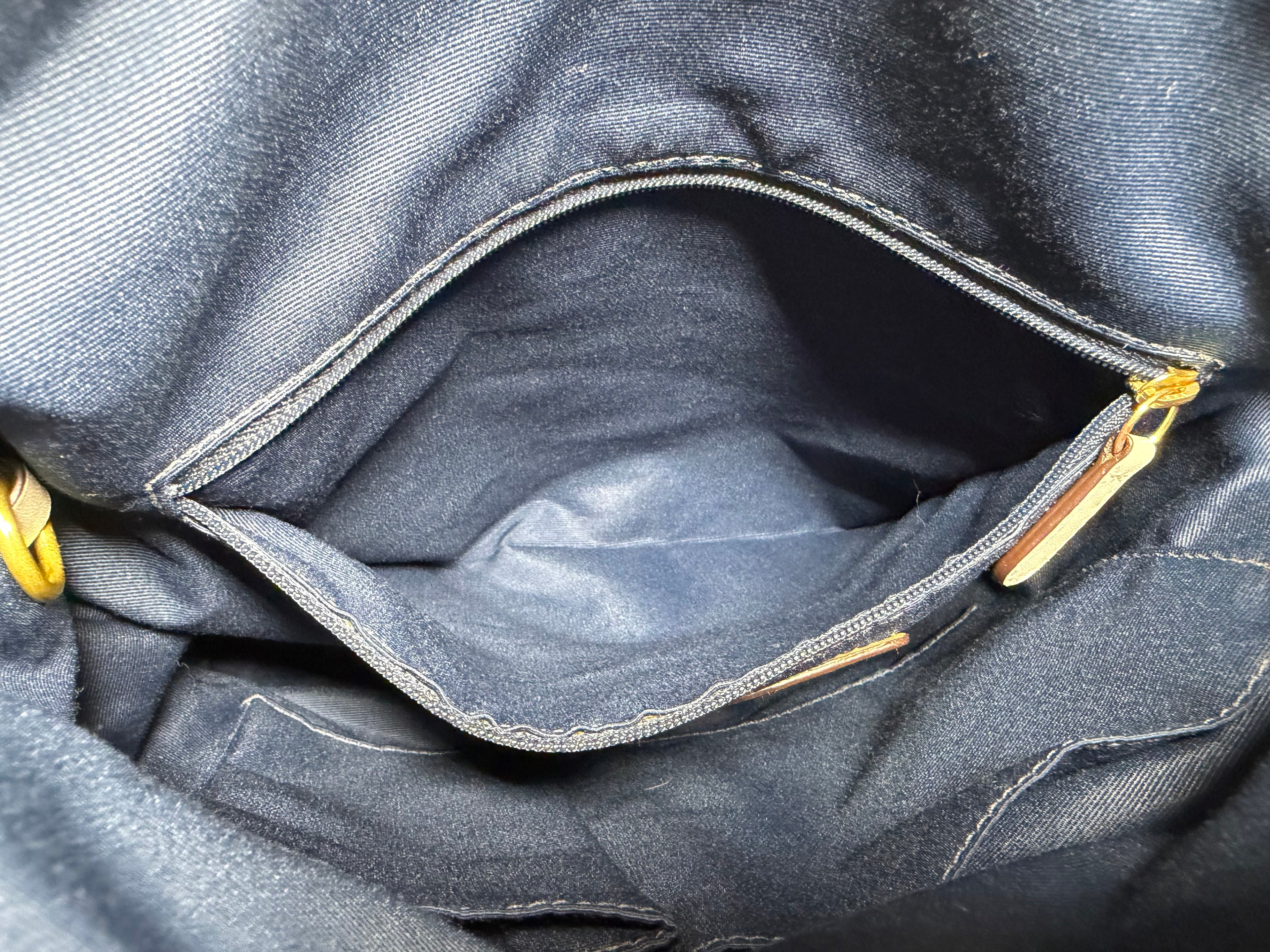 Coach Signature Denim Convertible Duffle Hobo (F10403)