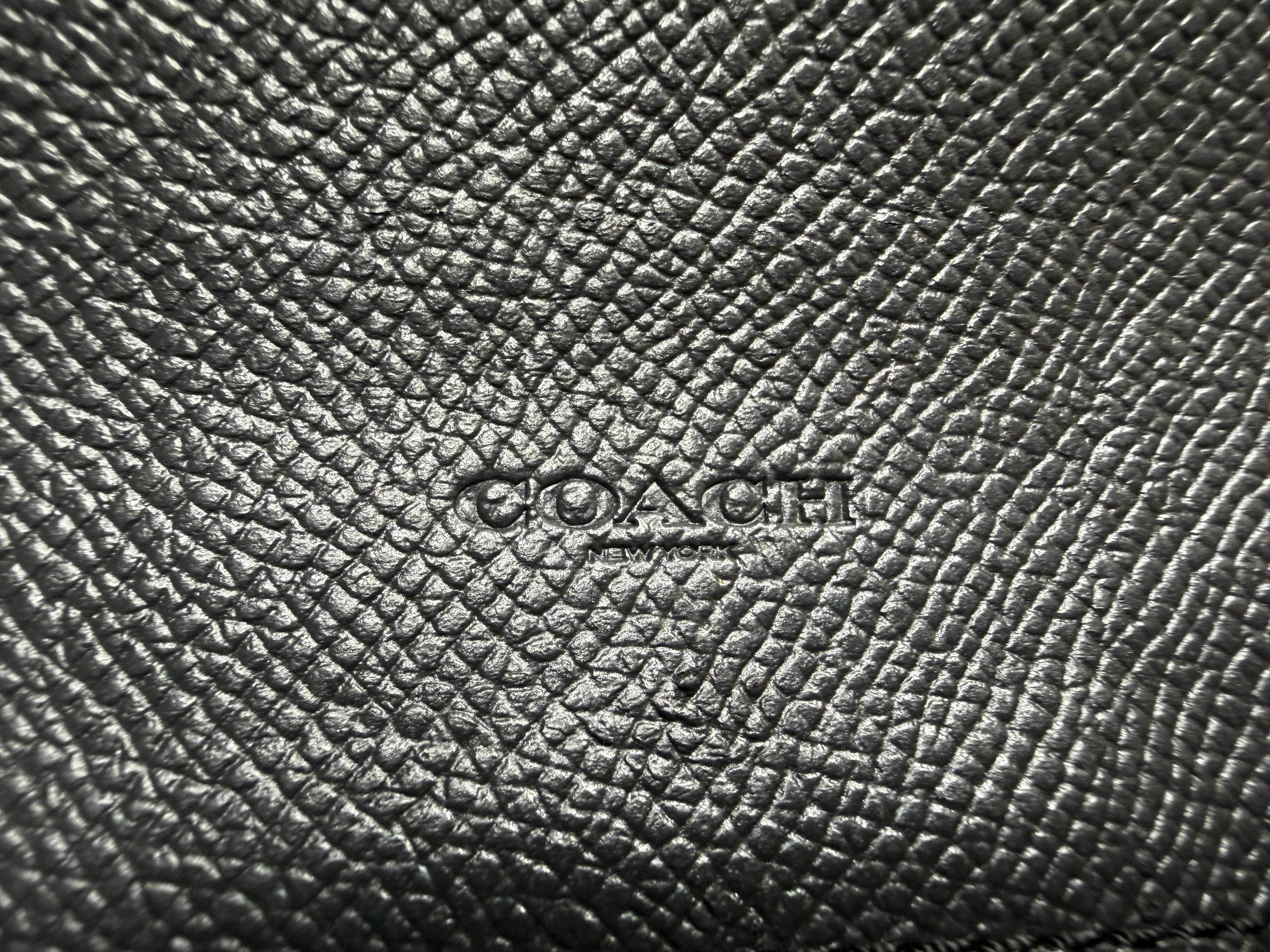 Coach Beige Pebbled Leather Envelope Turn Lock Wallet (Quick Sale)