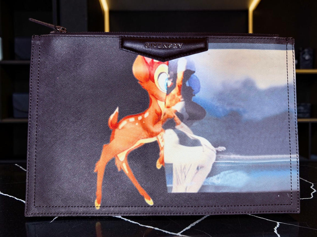 Givenchy X Disney Antigona Bambi Pouch Clutch (3C1062) (Full Print Version)