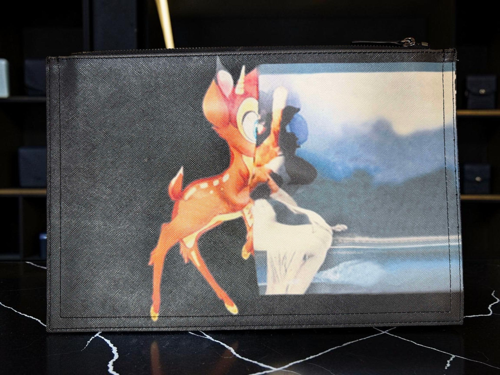 Givenchy X Disney Antigona Bambi Pouch Clutch (3C1062) (Full Print Version)
