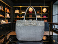 Anteprima Misto Silver Sequin Tote