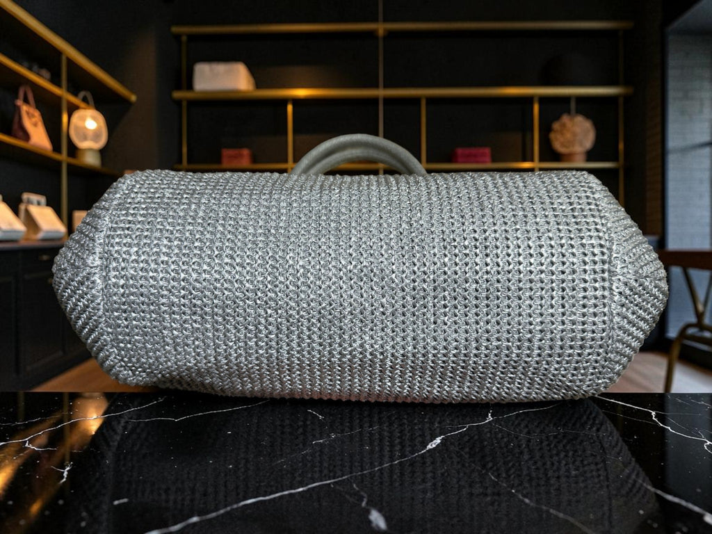 Anteprima Misto Silver Sequin Tote