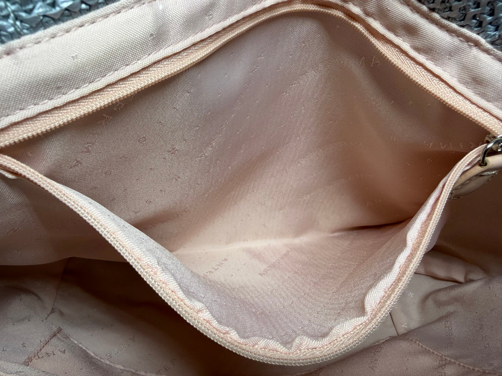 Anteprima Misto Silver Sequin Tote