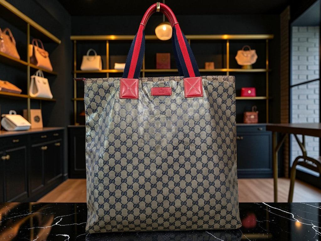 Gucci Crystal GG Sherry Line Large Tote (131233 002404)