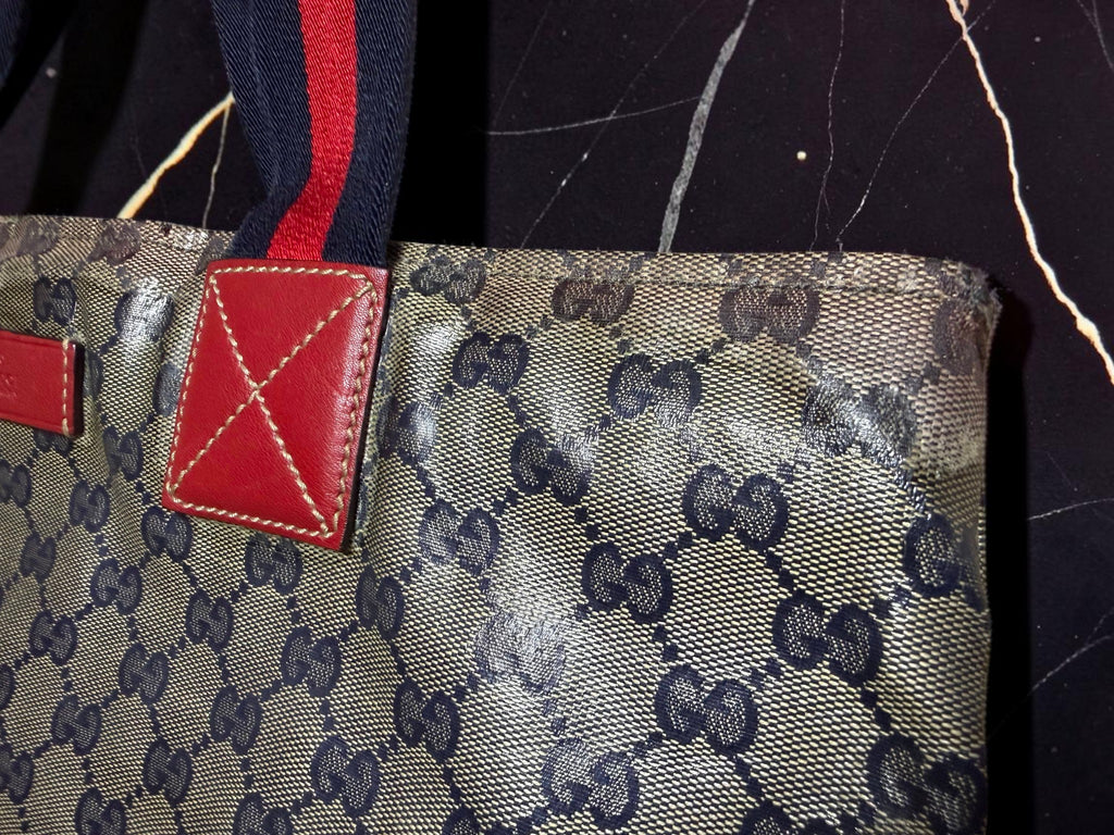Gucci Crystal GG Sherry Line Large Tote (131233 002404)