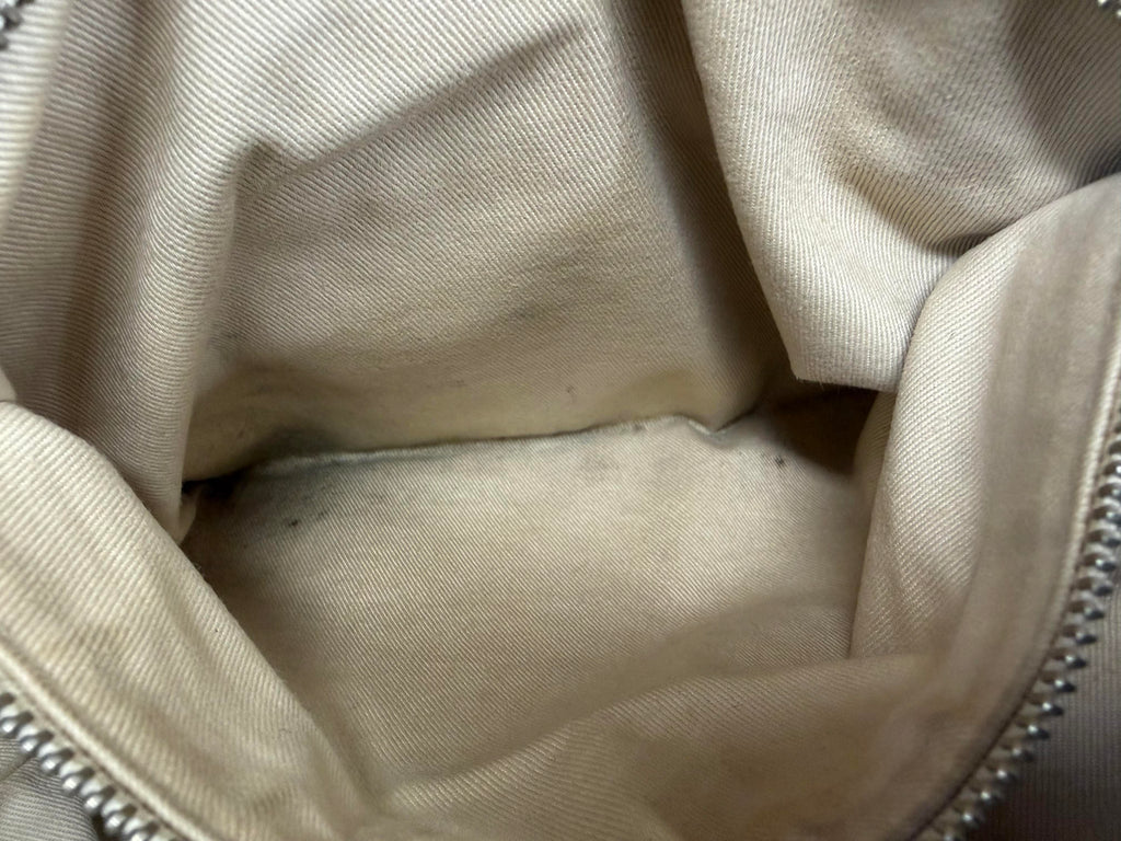 Vintage Valentino Garavani Soft Leather Gather Tote / Hobo Bag.