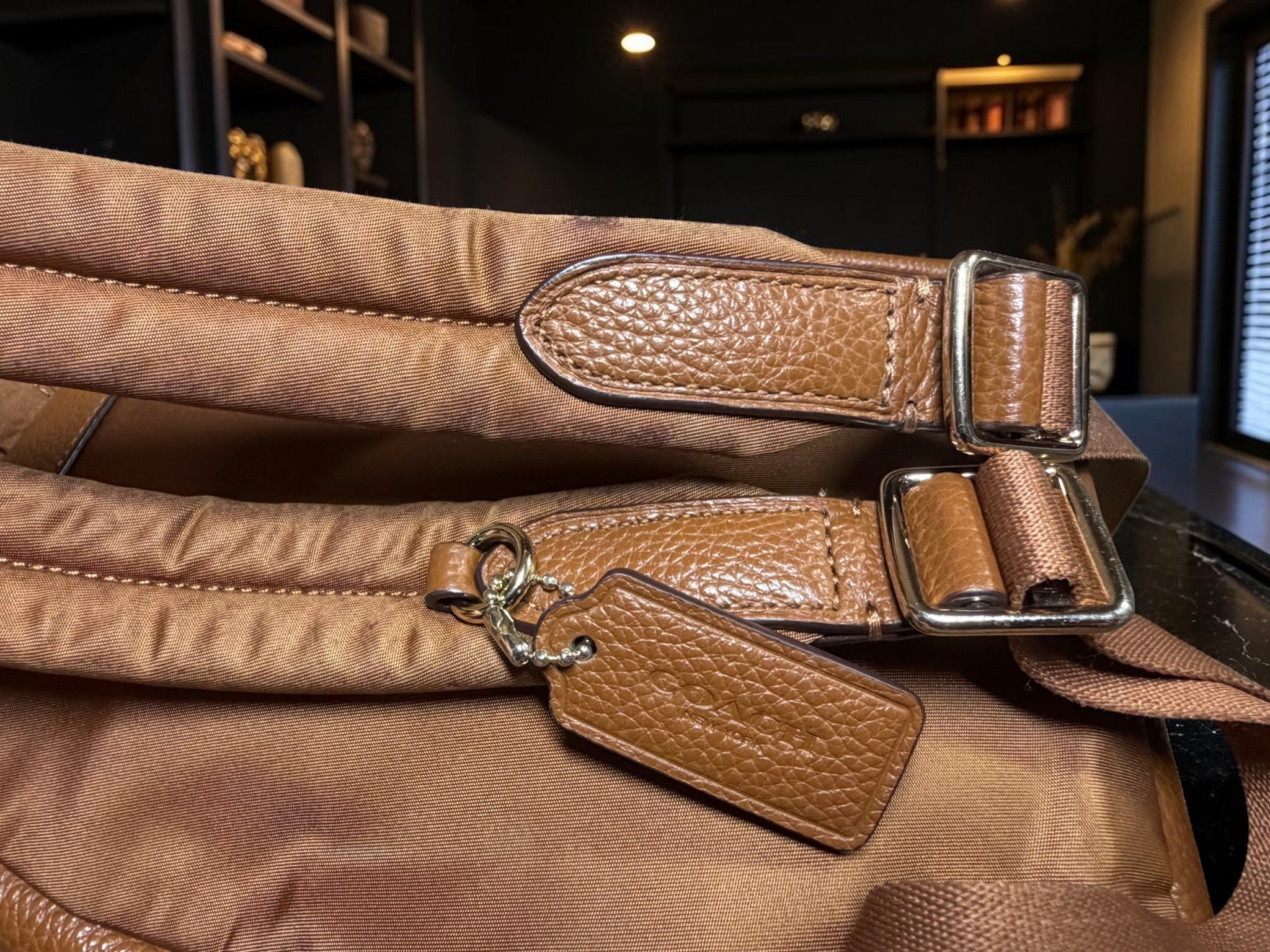 Coach Mini Charlie Backpack in Brown Pebbled Leather (F38263)