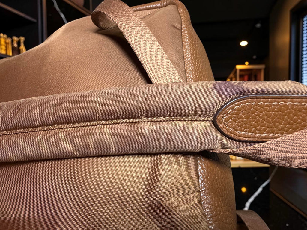 Coach Mini Charlie Backpack in Brown Pebbled Leather (F38263)