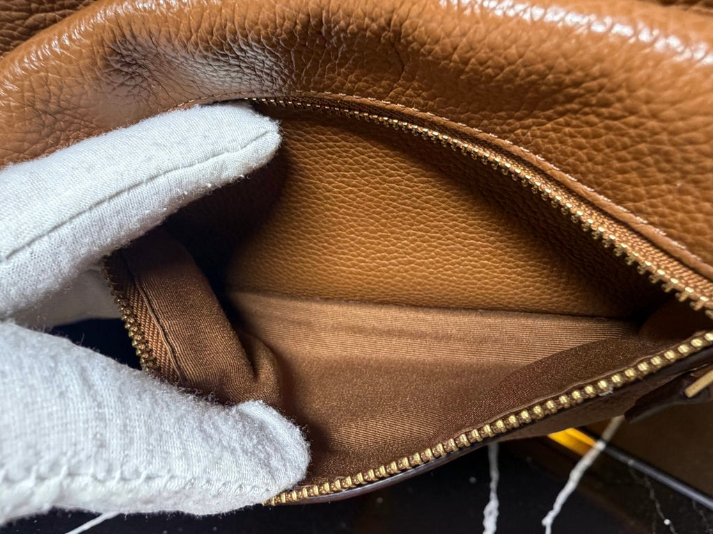 Coach Mini Charlie Backpack in Brown Pebbled Leather (F38263)