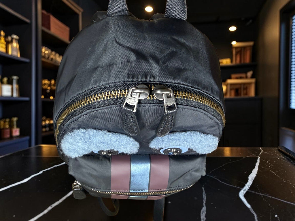Coach Mini Monster Charlie Backpack (Bear/Raccoon Face Edition) RARE (F22894)