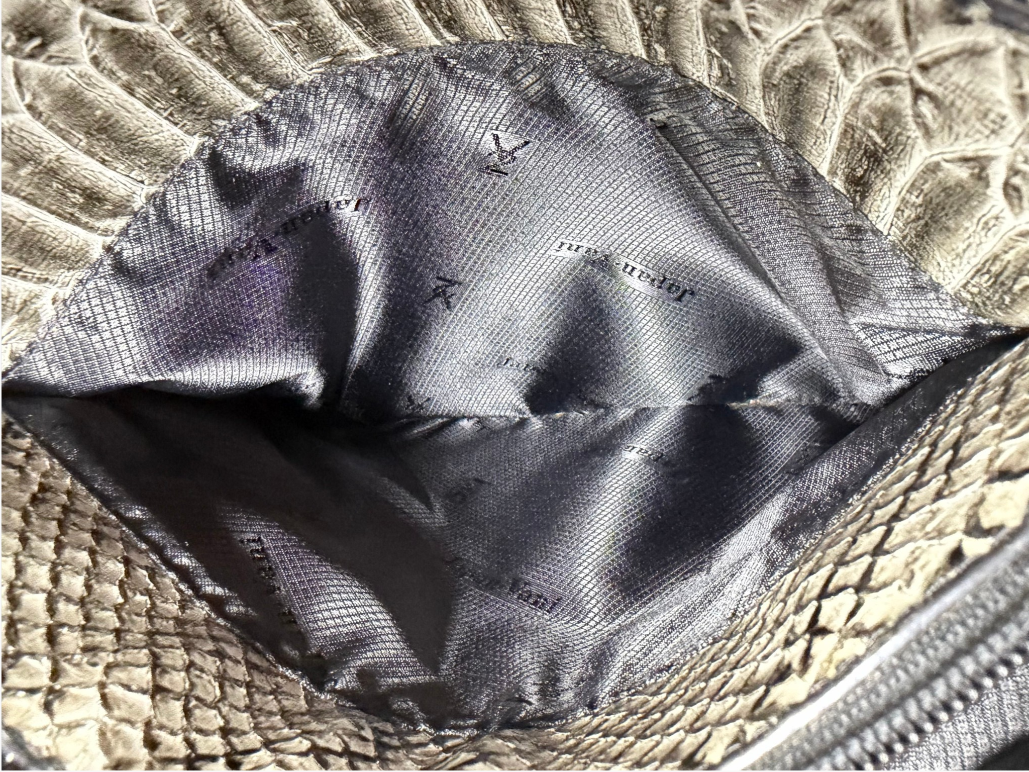 Japan Vani Python Shoulder Bag