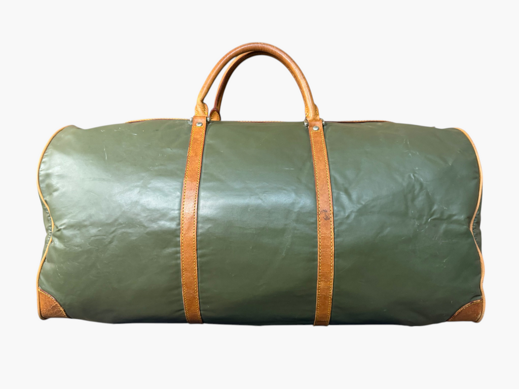 Hunting World Large Olive Green Battue Duffel / Boston Bag