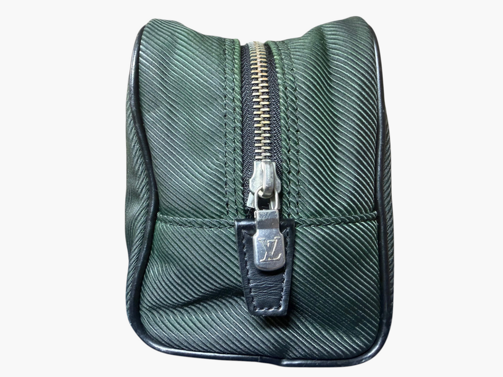Louis Vuitton Taiga Palana Toiletry / Cosmetic Pouch in Epicea Green