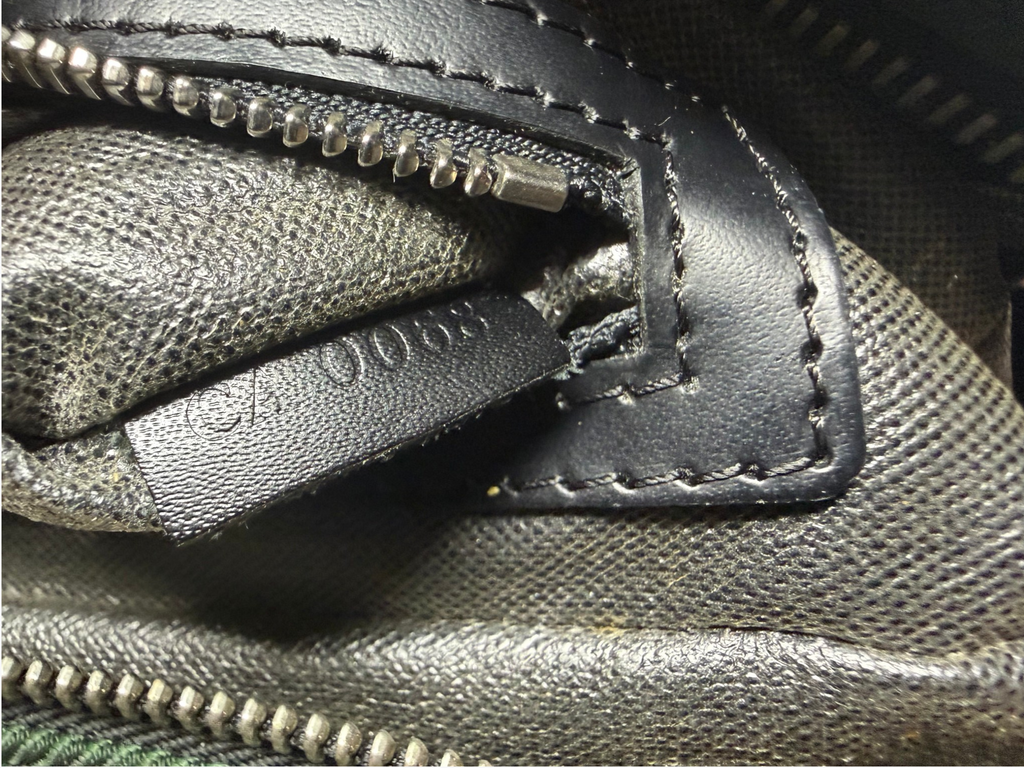 Louis Vuitton Taiga Palana Toiletry / Cosmetic Pouch in Epicea Green