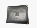 Vintage Balenciaga Black Leather Bifold Wallet