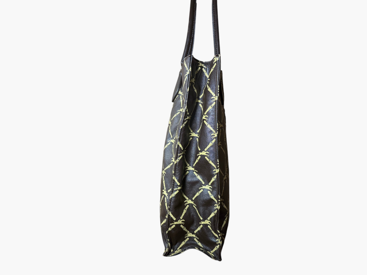 Longchamp LM Line Lambs Leather Tote