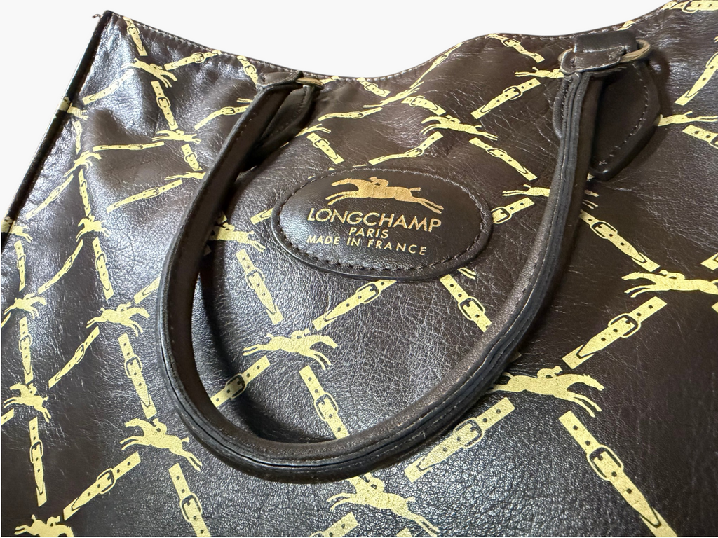 Longchamp LM Line Lambs Leather Tote
