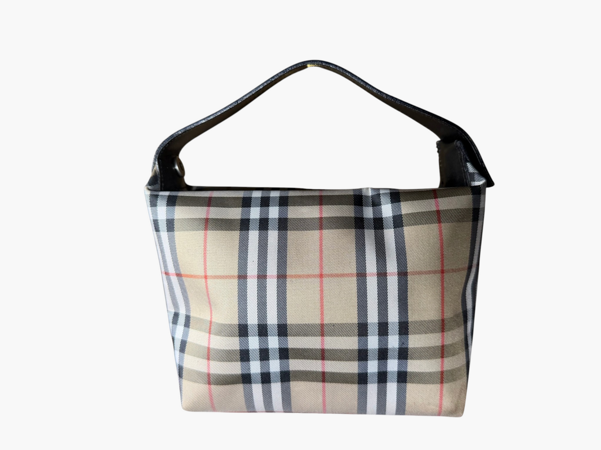 Burberry London Nova Check Wristlet Clutch Pouch / Purse