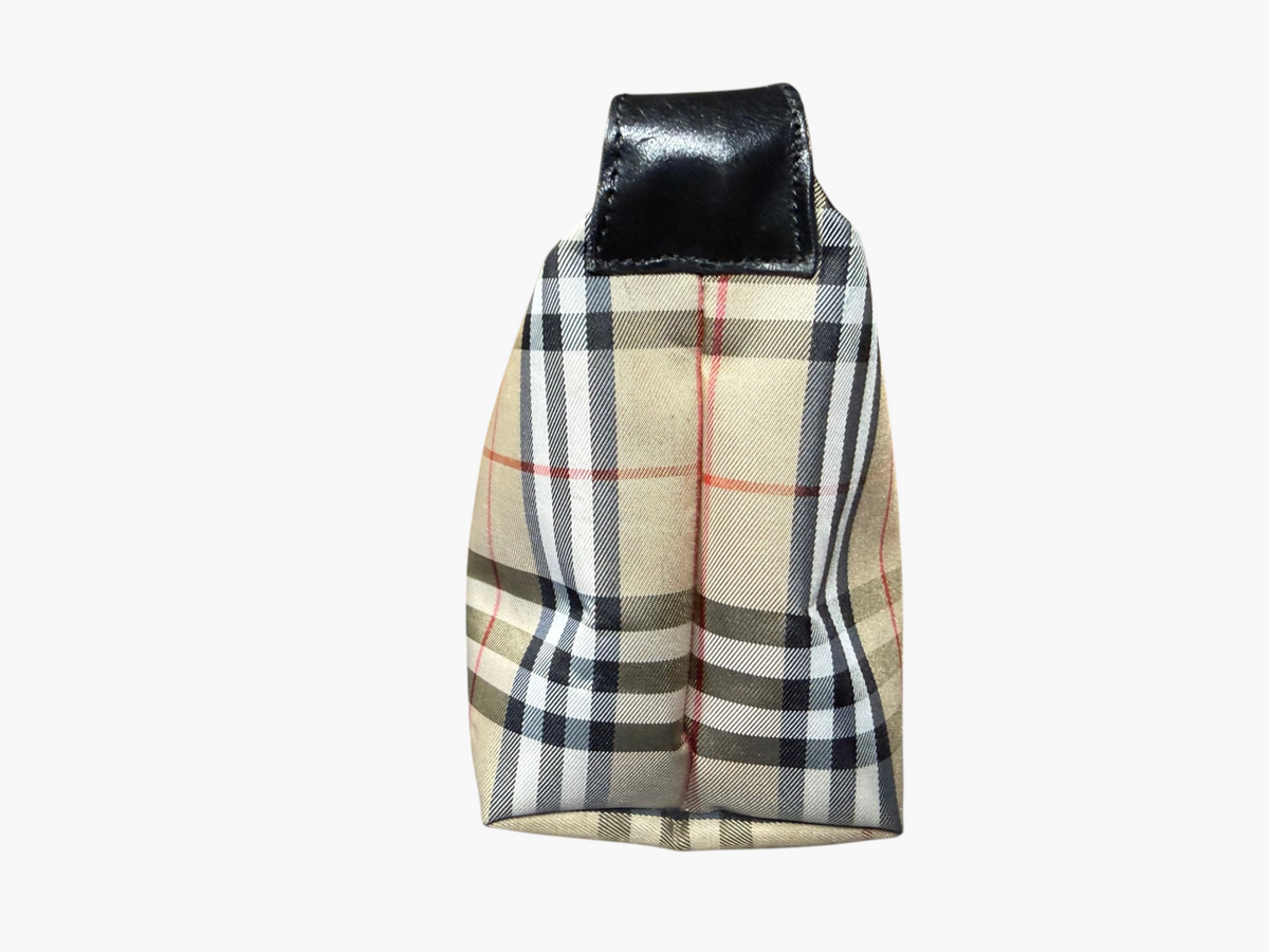 Burberry London Nova Check Wristlet Clutch Pouch / Purse