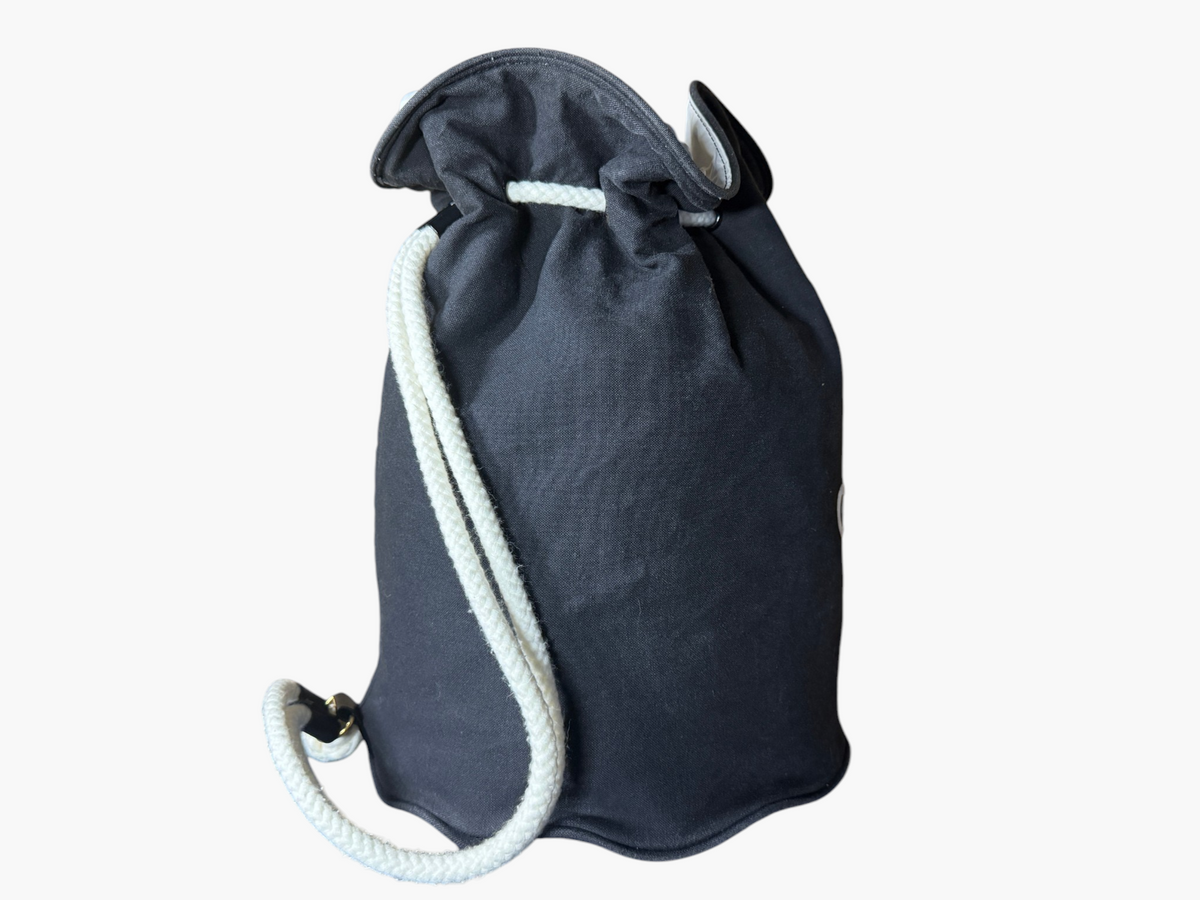 Chanel Canvas Rope Drawstring Pool Bag