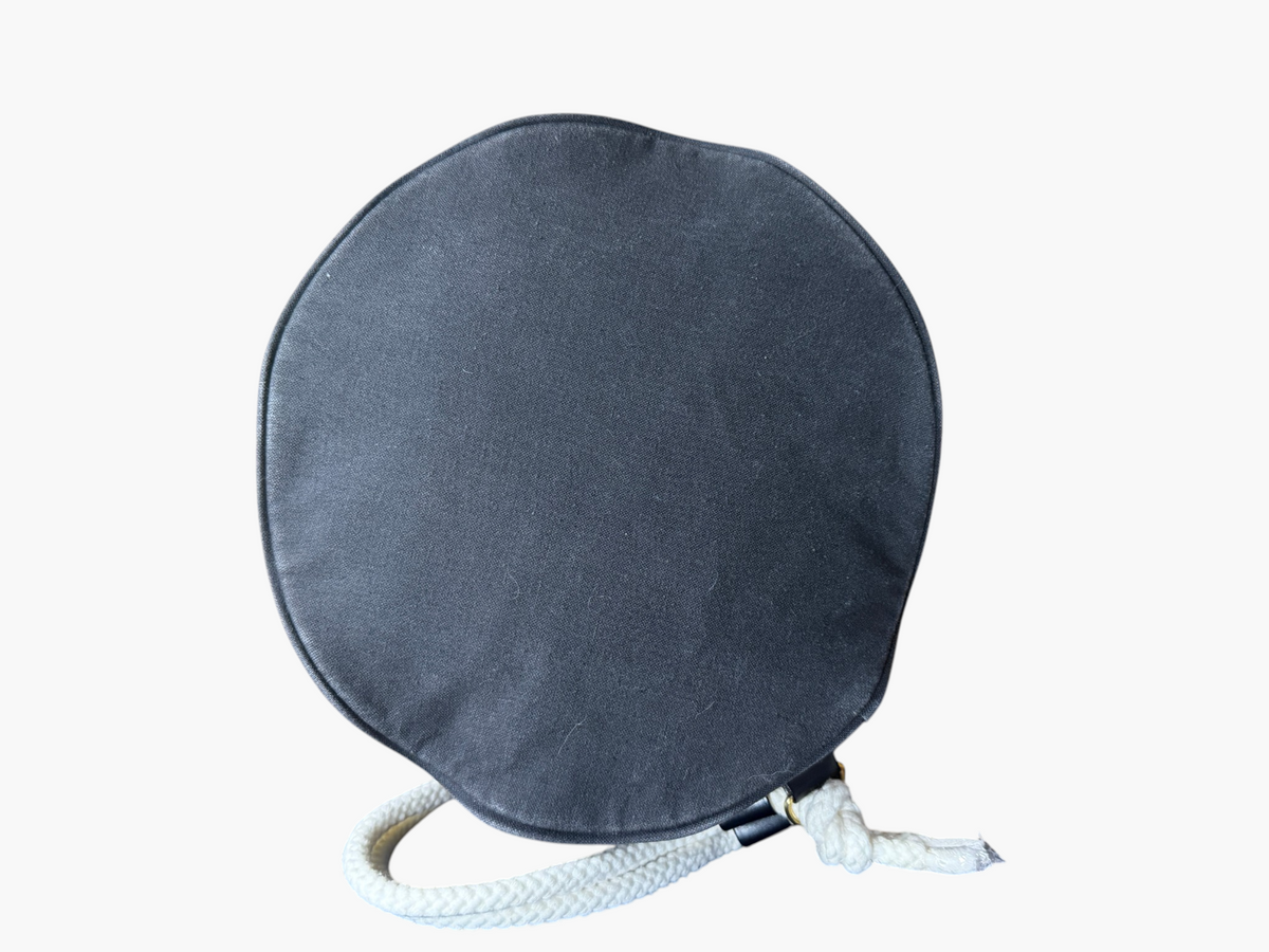 Chanel Canvas Rope Drawstring Pool Bag