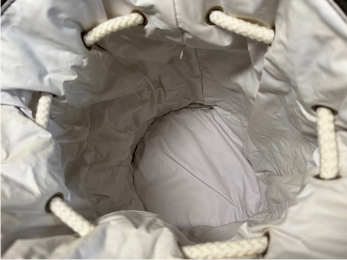 Chanel Canvas Rope Drawstring Pool Bag