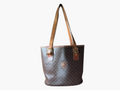 Vintage Celine Macadam Blason Bucket Tote
