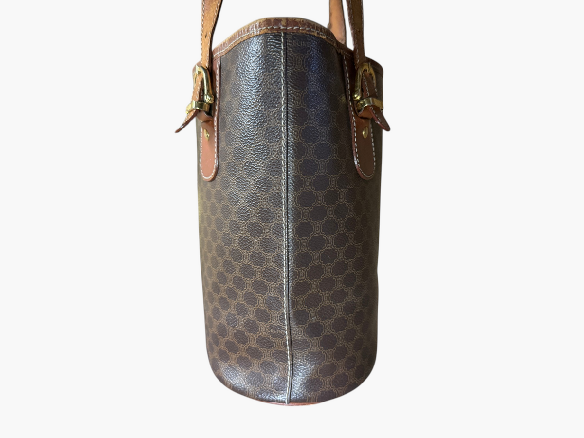 Vintage Celine Macadam Blason Bucket Tote – photo 4