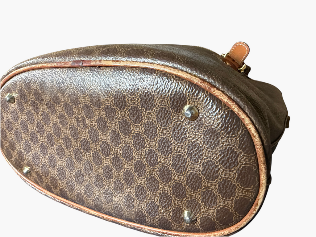 Vintage Celine Macadam Blason Bucket Tote – photo 9