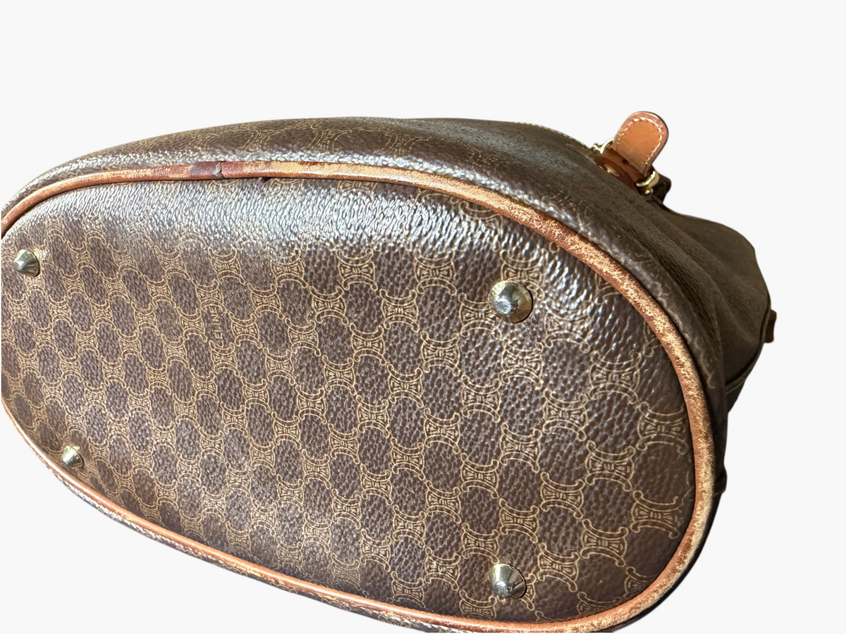 Vintage Celine Macadam Blason Bucket Tote – photo 9