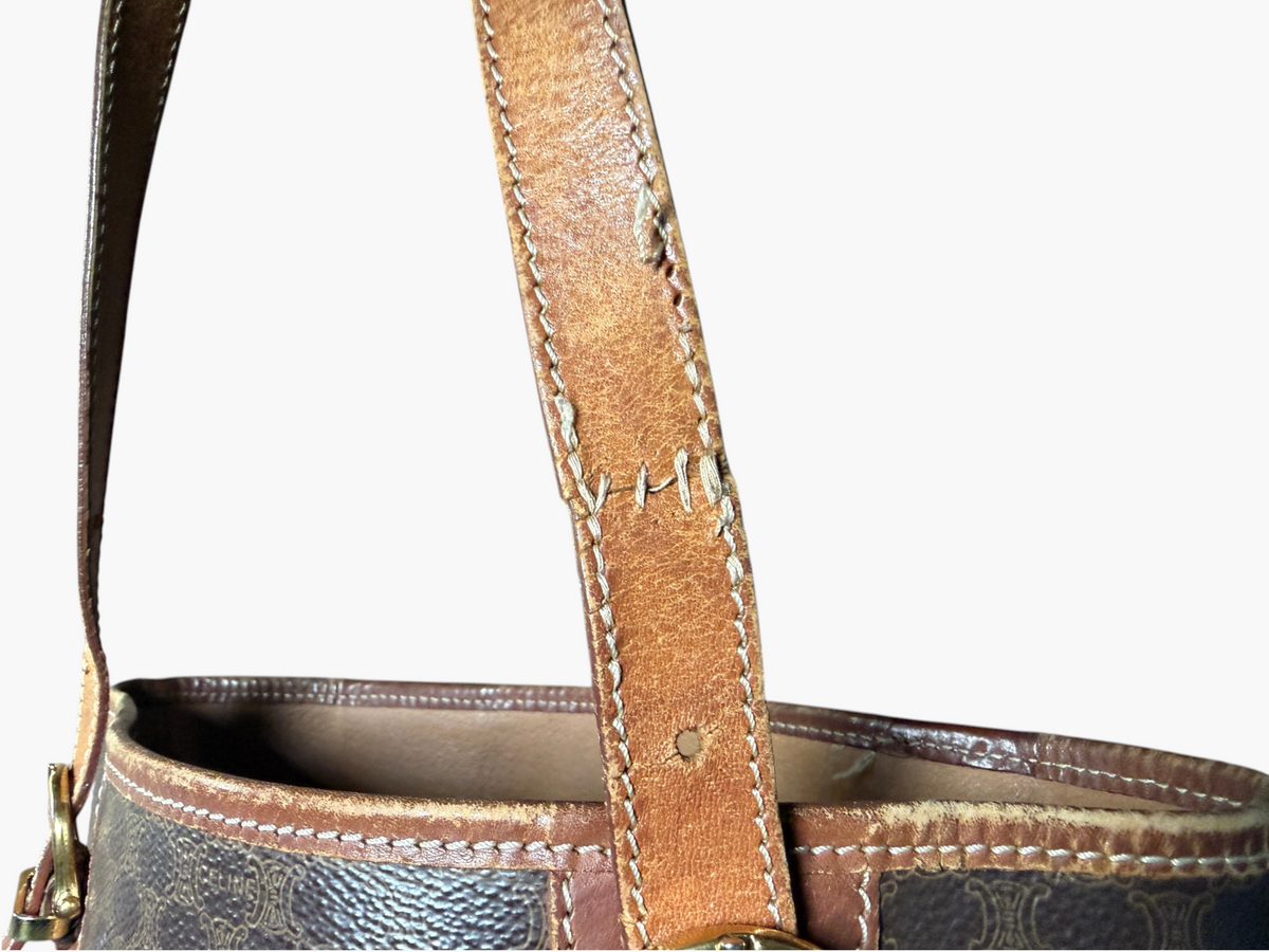 Vintage Celine Macadam Blason Bucket Tote – photo 10