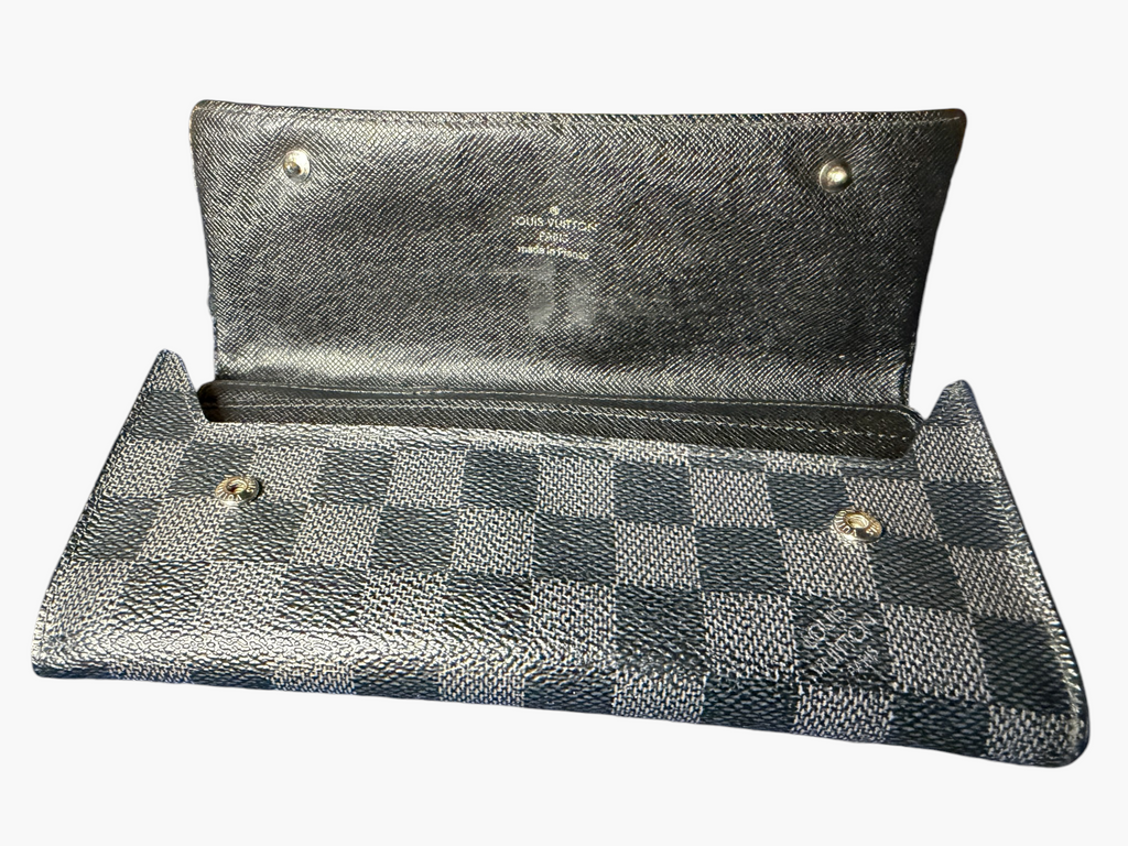 Louis Vuitton Damier Graphite Portefeuille Long Modulable - With Card Insert system