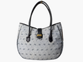 Vintage Christian Dior Street Chic BLUE Honeycomb Canvas Hobo Tote - Ultra Rare