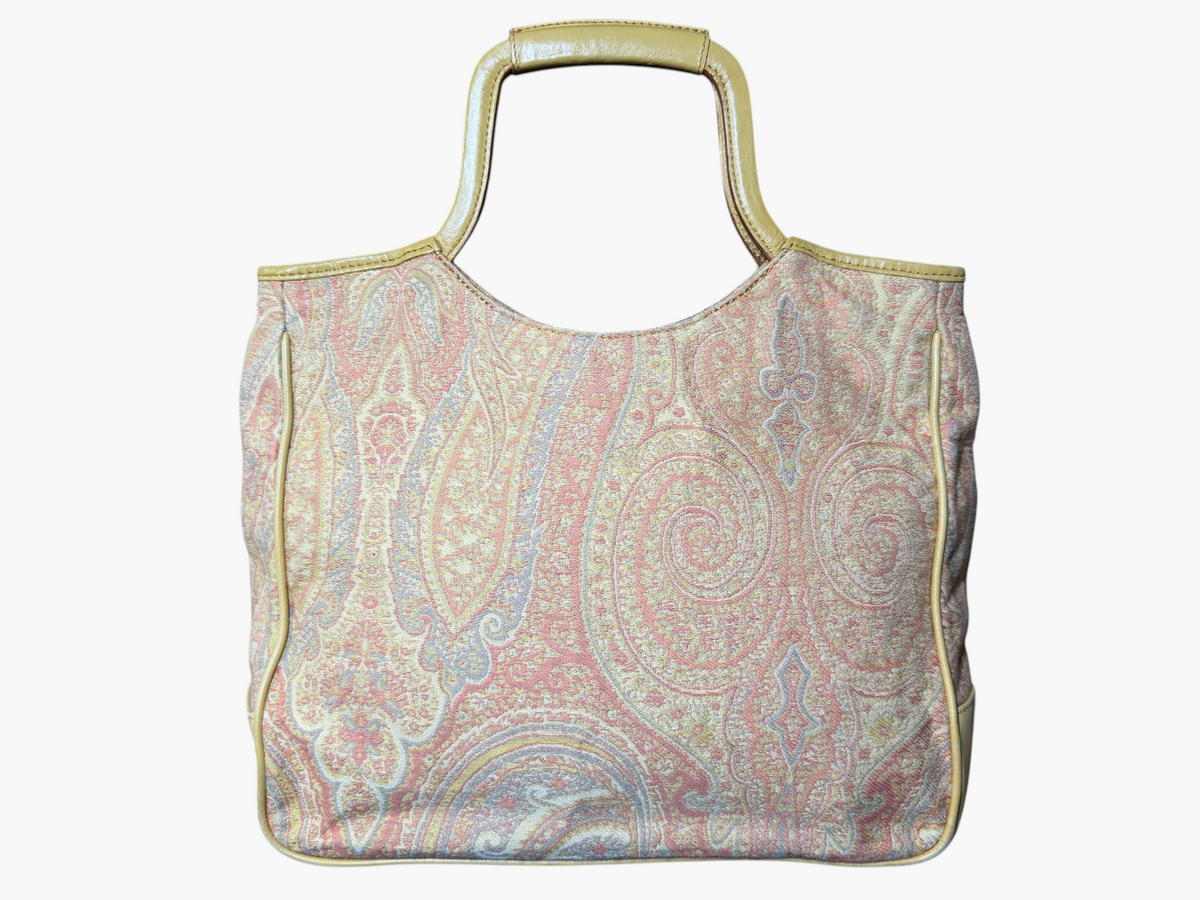 Vintage Etro Milano Paisley Jacquard Tote – photo 2