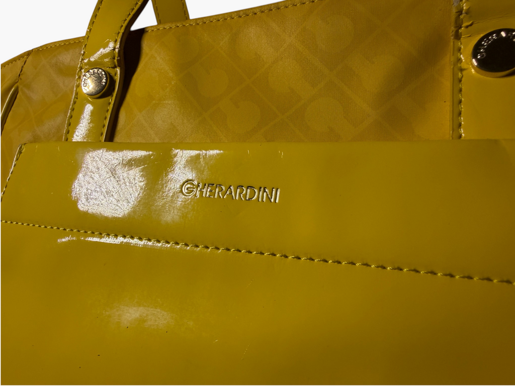 Vintage Gherardini Yellow Monogram Tote – photo 3