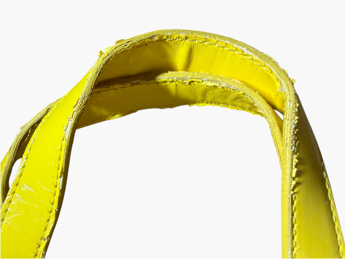 Vintage Gherardini Yellow Monogram Tote – photo 9