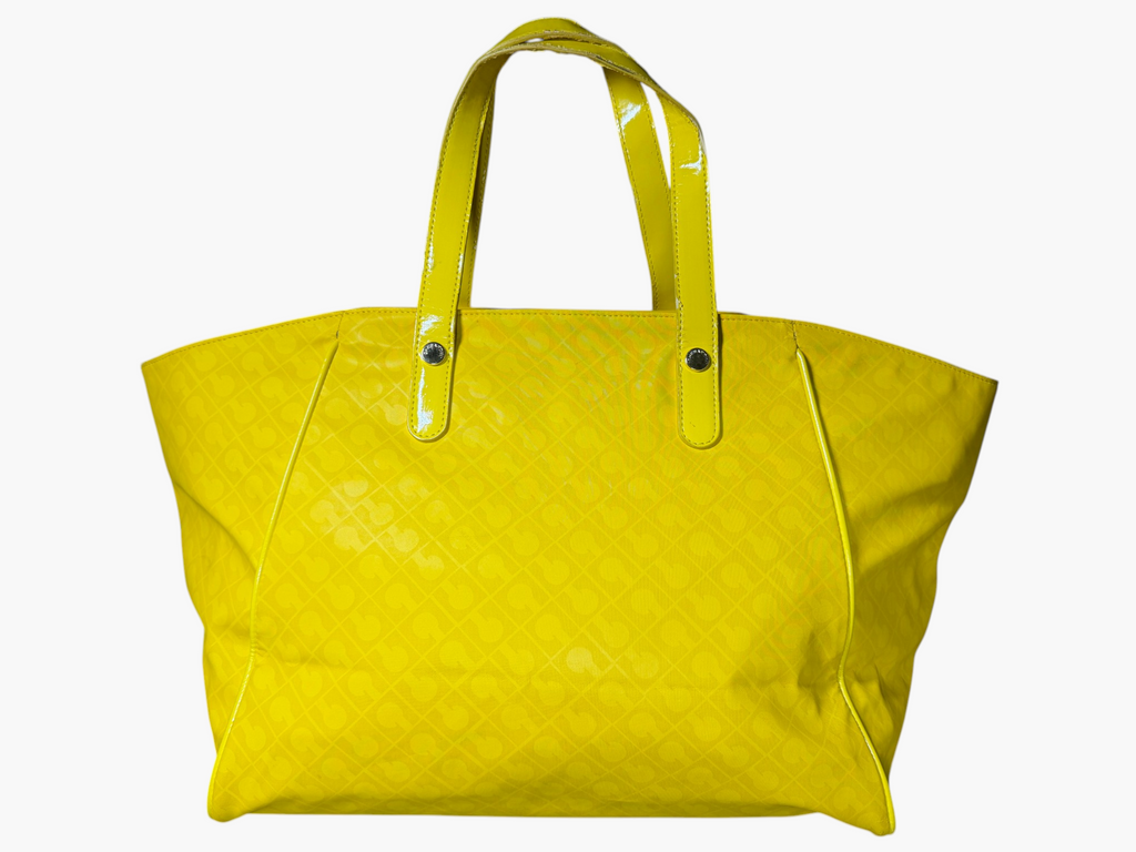 Vintage Gherardini Yellow Monogram Tote – photo 2