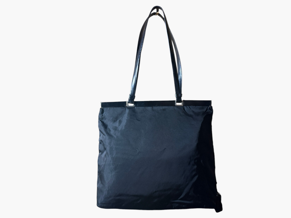 Vintage Prada Metal Framed Tessuto Nylon Tote – photo 2
